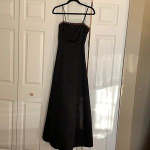 Simple classy spaghetti strap gown